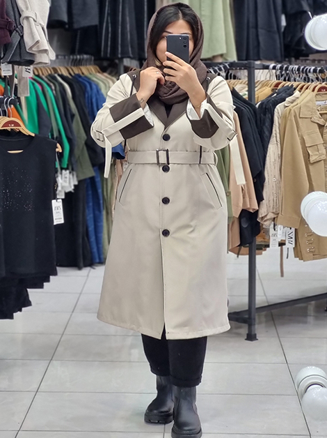 بارانی استین سگک کد 1923